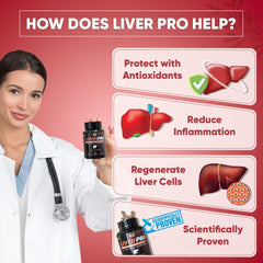 Liver Pro - Fatty Liver Ayurvedic Supplement | Helps Restore Liver Health & Remove Toxins | 100% Natural & Ayurvedic | 28 Days Program