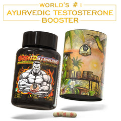 PLANTOSTERONE - Muscle Building & Testo-Boosting Ayurvedic Supplement | Helps Gain Muscle Size & Strength, with Increase in Sexual Drive | 100% Natural