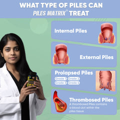 PILES MATRIX - Vein Restore + Rectum Restore Ayurvedic Supplements + Herbal Remedies Diet Booklet | Relives Pain & Shrinks Mass | 100% Natural