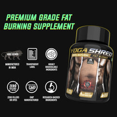 YOGA SHRED - Ayurvedic Fat Burner | Helps Loose Weight & Body Fat while Boosting Energy | 100% Natural