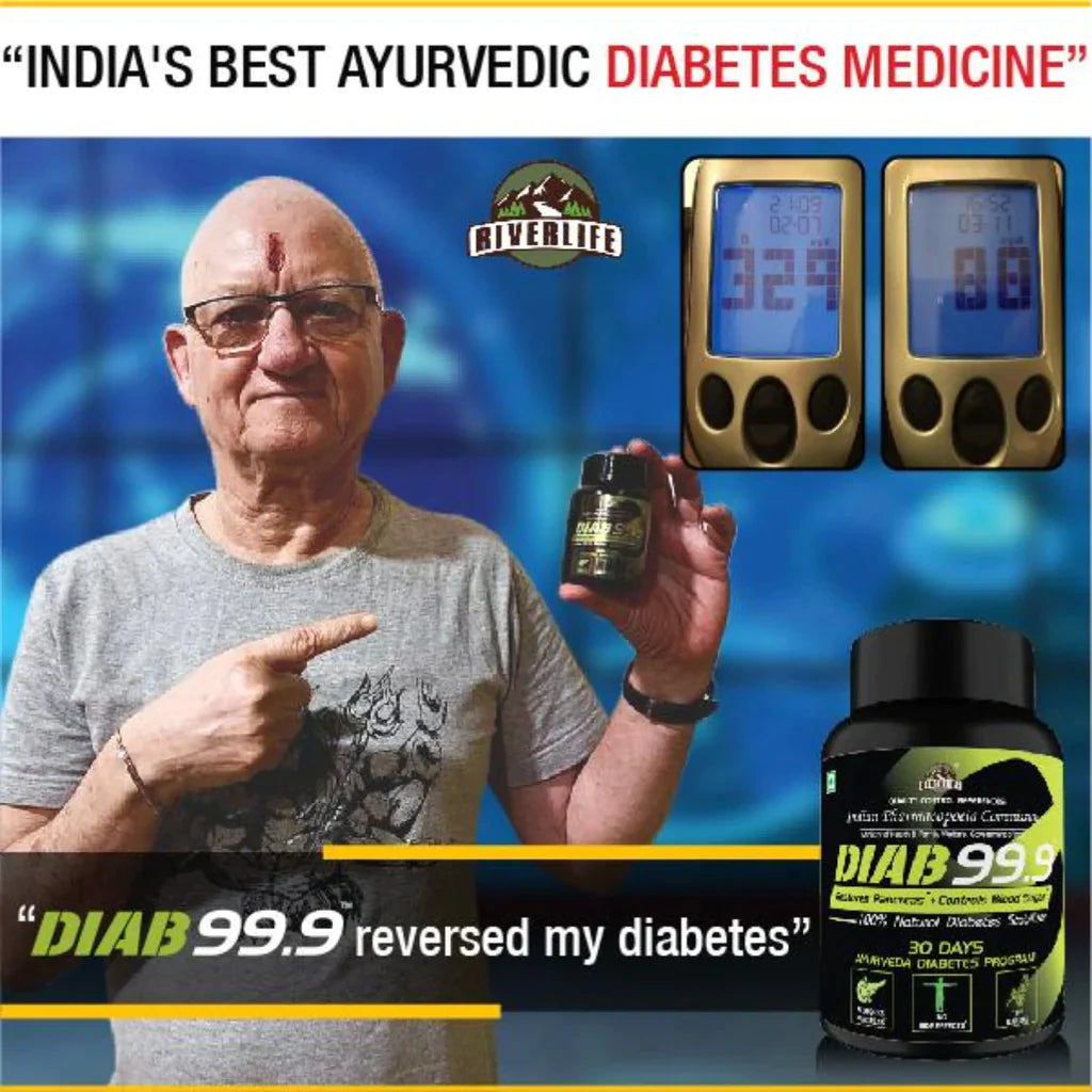 DIAB 99.9 - Type-2 Ayurvedic Diabetes Medicine | Free Reversal Program Consultation with Doctor & Dietitian | 100% Natural